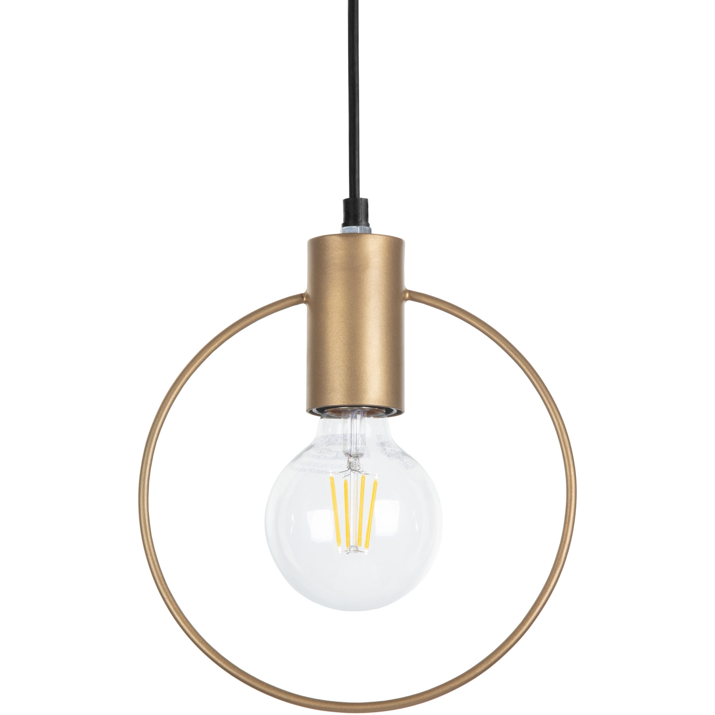 Vasto 8 inch Gold Pendant Ceiling Light